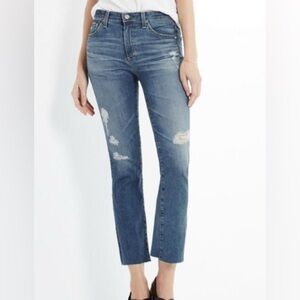 AG-ED (Adriano Goldschmied) The Jodi Crop Jeans Denim sz31